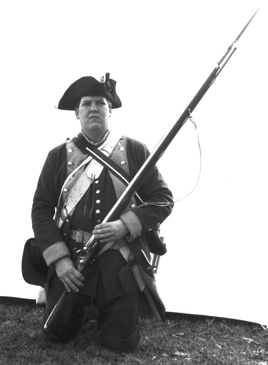 revolutionary war rifle with bayonet