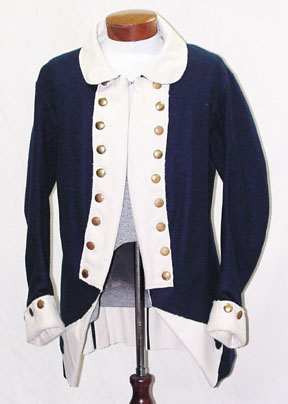 Revolutionary War Continental Army Regimental Frock Coat 42